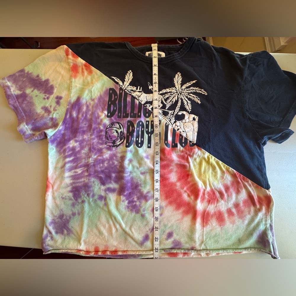 Billionaire Boys Club XL Tie Dye Graphic T-Shirt Black Multicolor Cotton - Picture 9 of 11